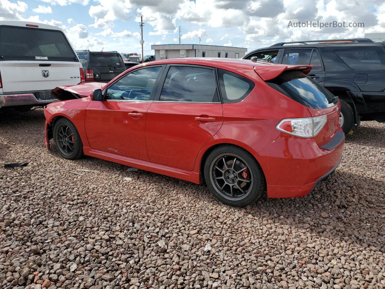 2009 Subaru Impreza Wrx Красный vin: JF1GH76669G809895