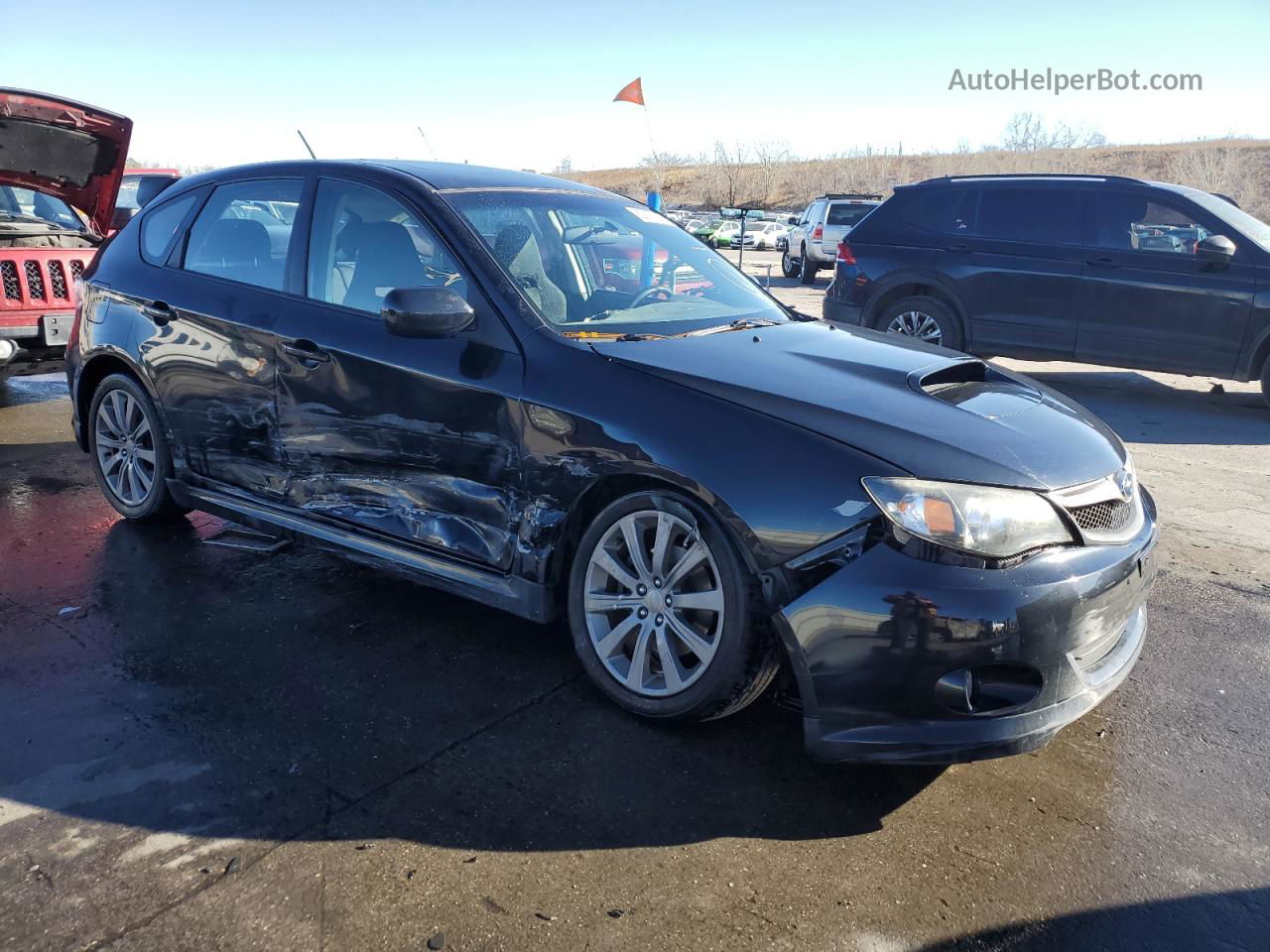 2009 Subaru Impreza Wrx Черный vin: JF1GH76669G810772