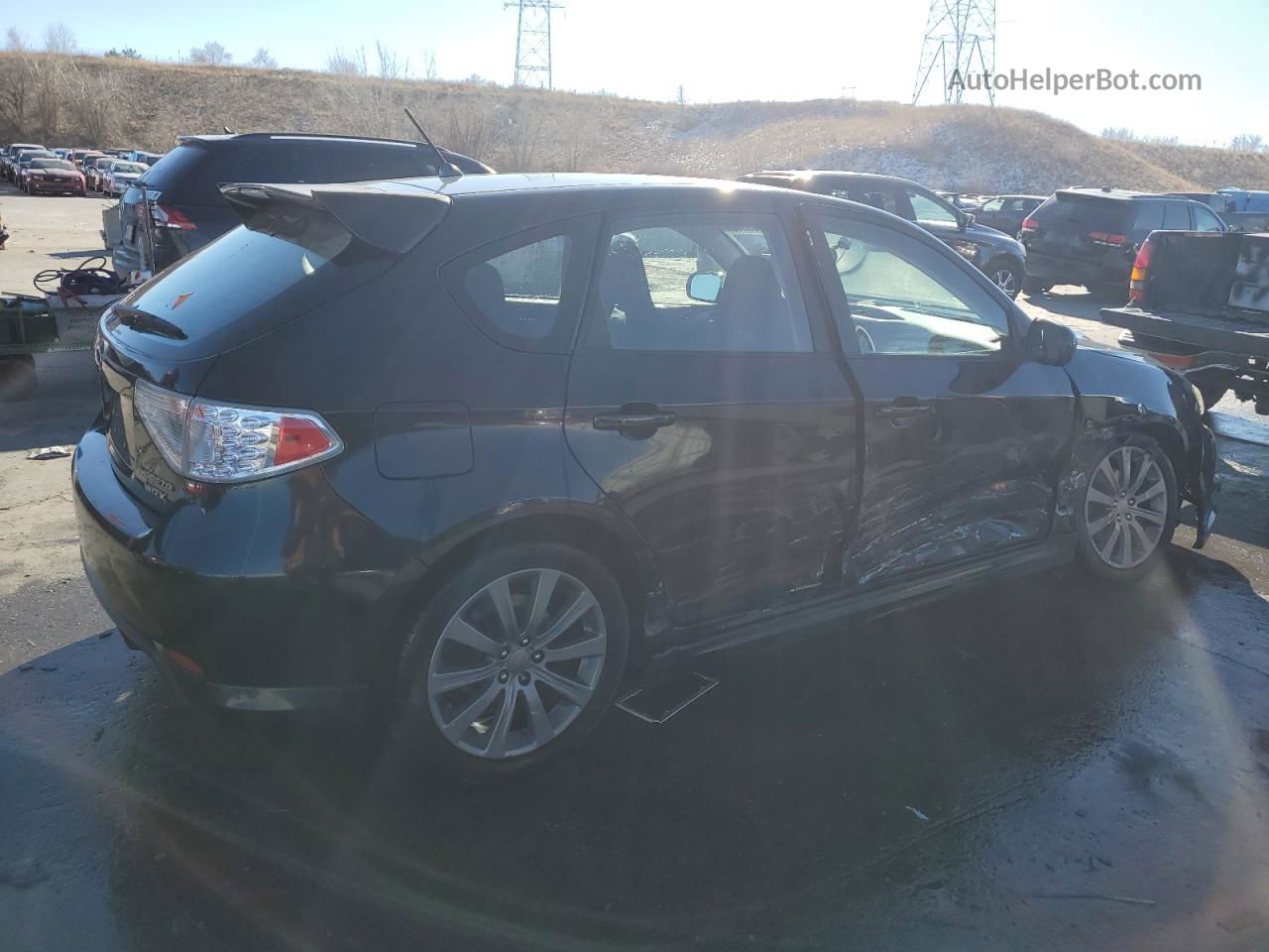 2009 Subaru Impreza Wrx Черный vin: JF1GH76669G810772