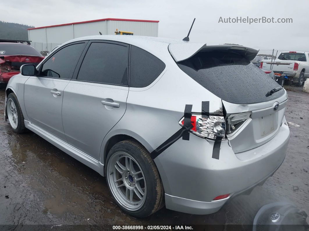 2009 Subaru Impreza Wrx Silver vin: JF1GH76689G821336