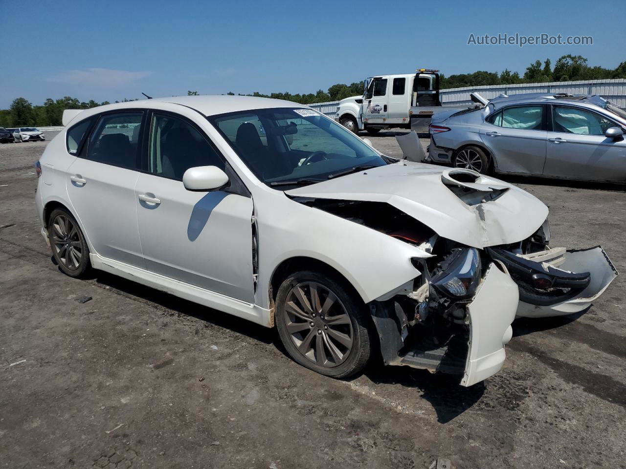 2009 Subaru Impreza Wrx White vin: JF1GH76699G821569