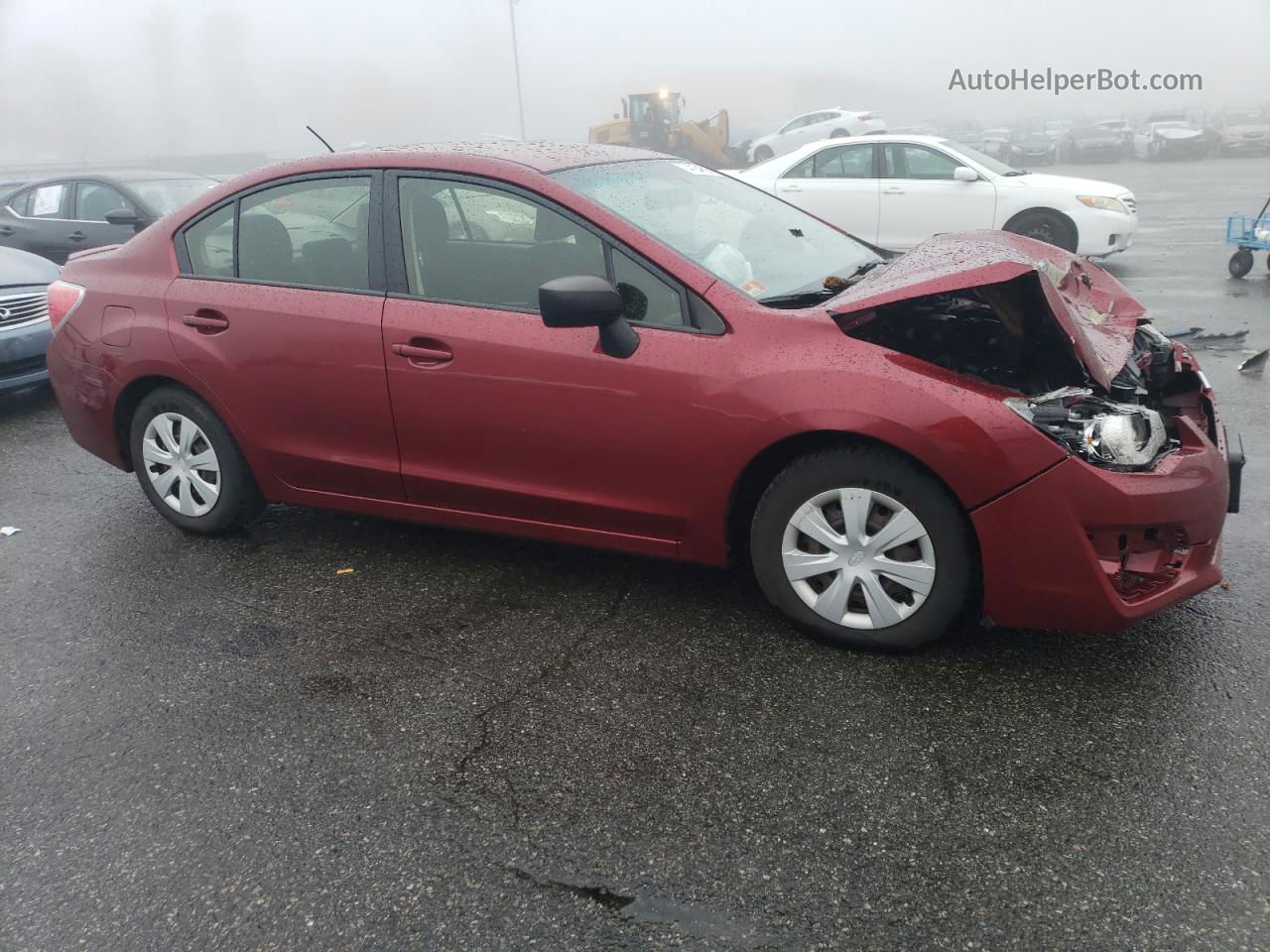 2016 Subaru Impreza  Maroon vin: JF1GJAA60GG002987