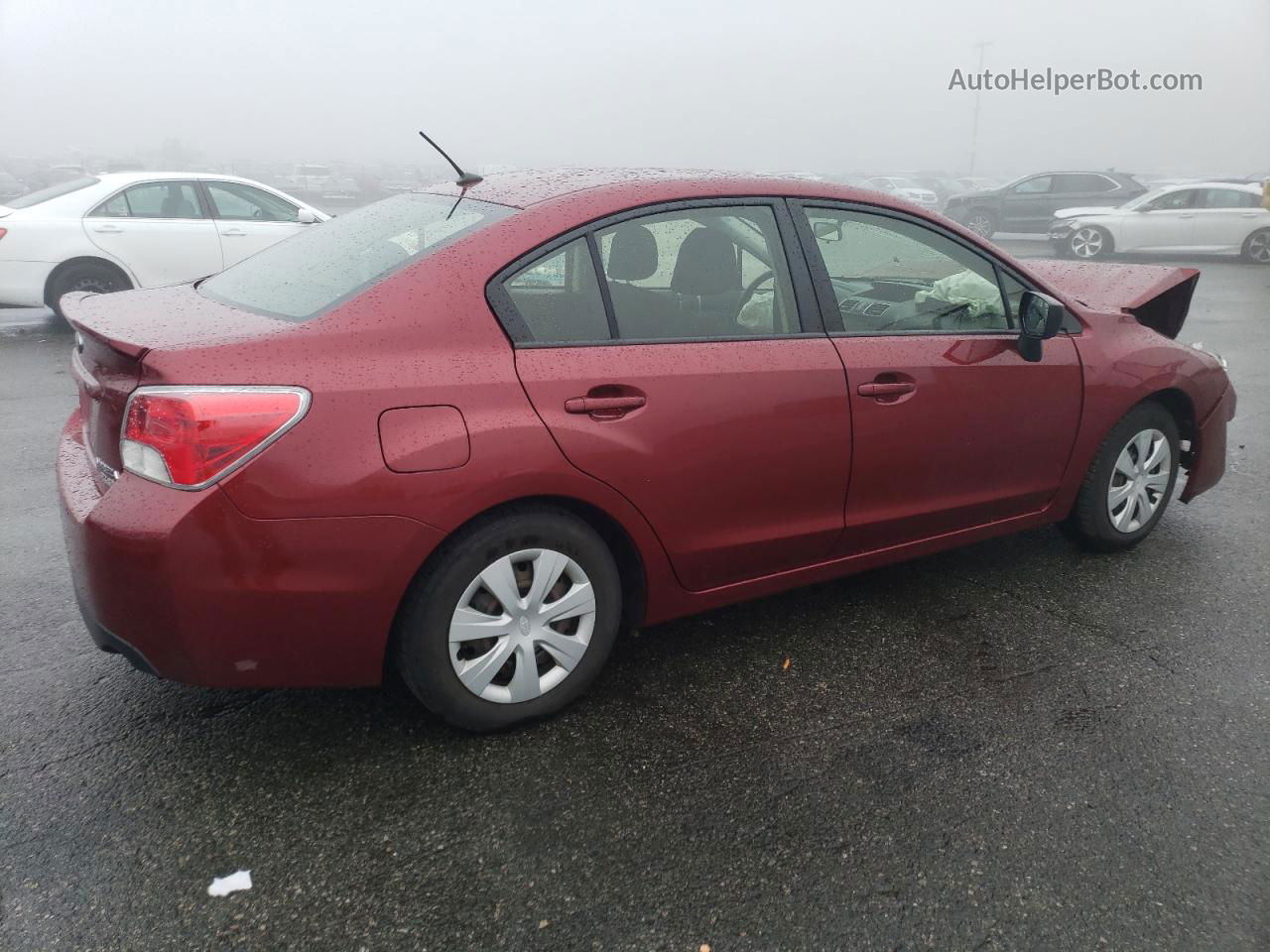 2016 Subaru Impreza  Maroon vin: JF1GJAA60GG002987