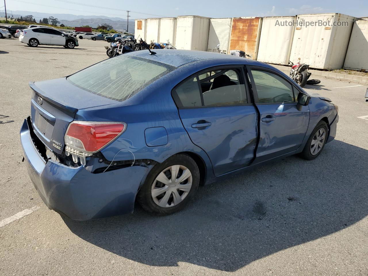 2016 Subaru Impreza  Blue vin: JF1GJAA60GG007347