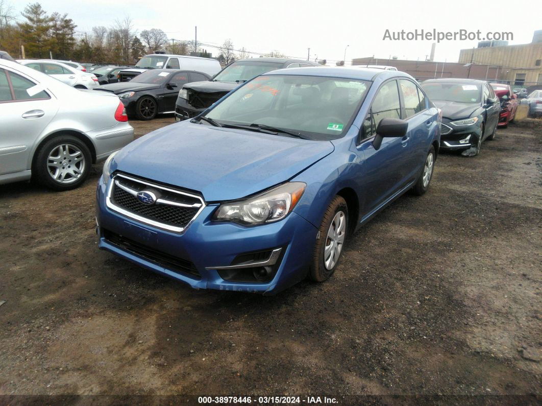 2016 Subaru Impreza 2.0i Blue vin: JF1GJAA60GH002952