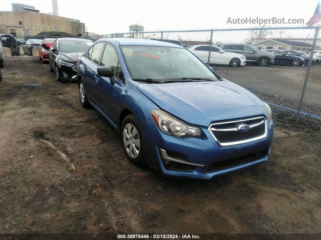 2016 Subaru Impreza 2.0i Синий vin: JF1GJAA60GH002952