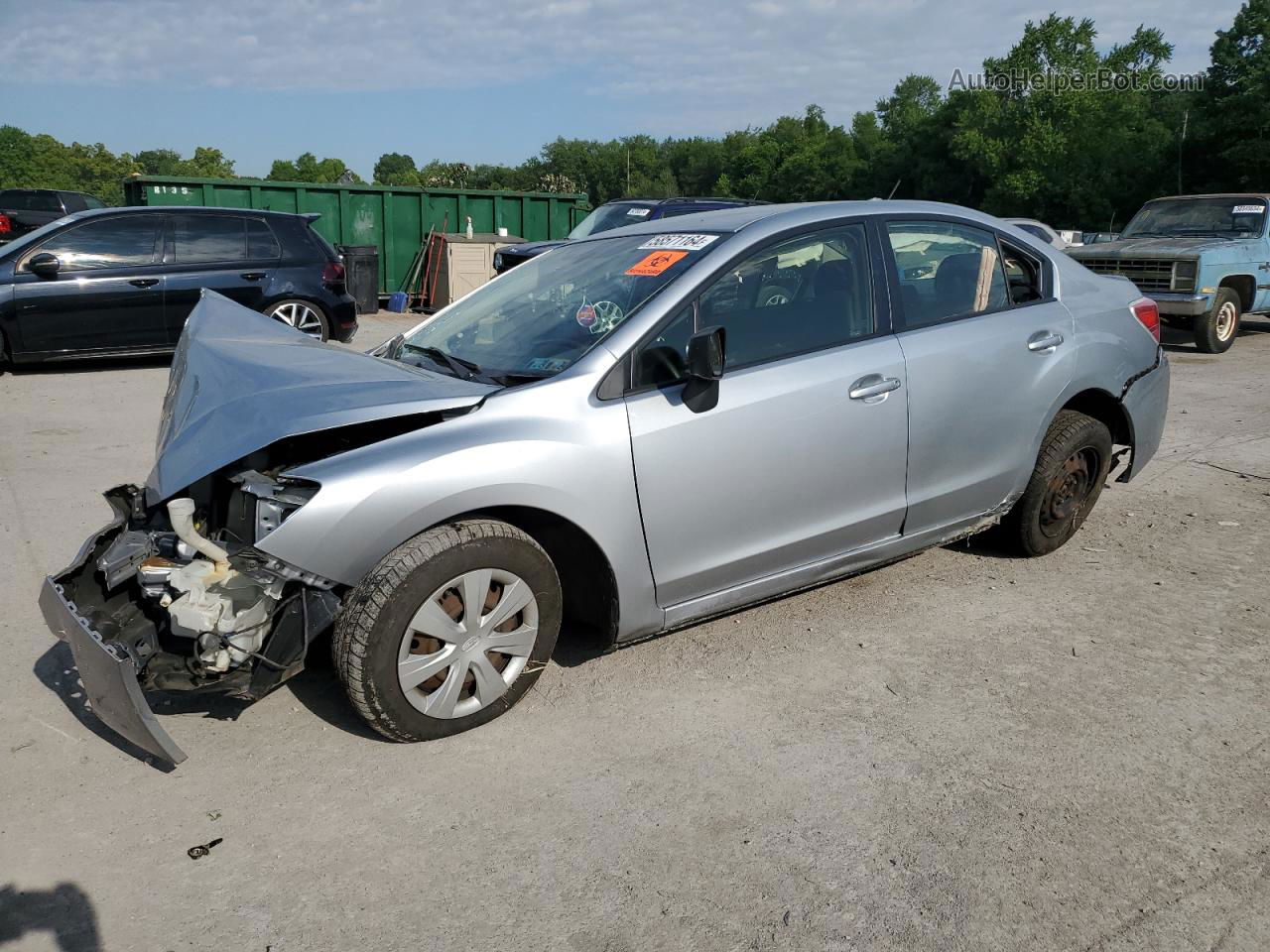 2016 Subaru Impreza  Silver vin: JF1GJAA60GH008315