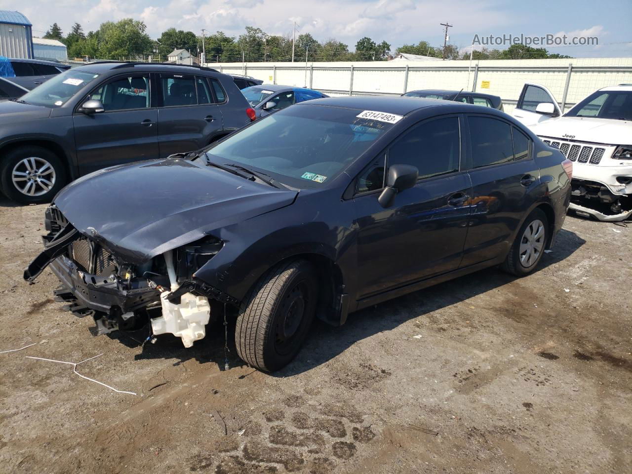 2016 Subaru Impreza  Gray vin: JF1GJAA60GH013658