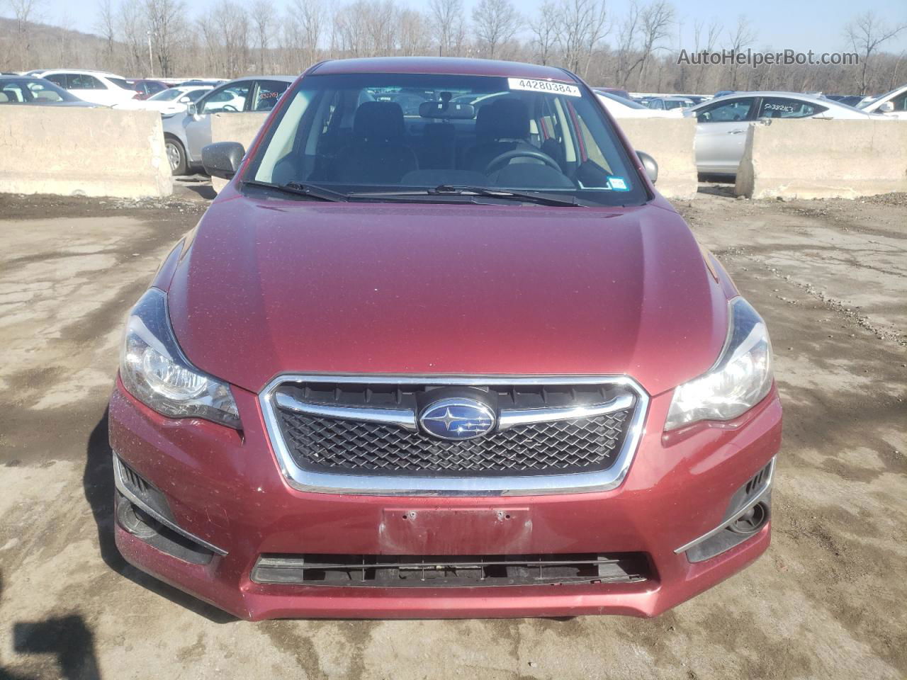 2016 Subaru Impreza  Red vin: JF1GJAA61GH006623