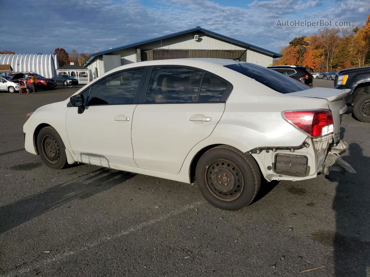 2016 Subaru Impreza  Белый vin: JF1GJAA61GH009652