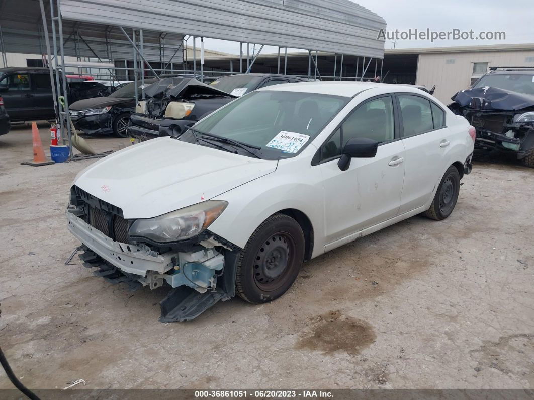 2016 Subaru Impreza Sedan   White vin: JF1GJAA61GH012194