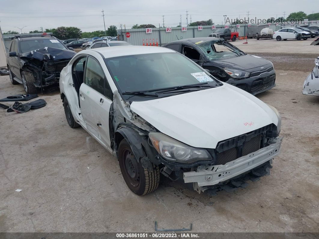 2016 Subaru Impreza Sedan   White vin: JF1GJAA61GH012194