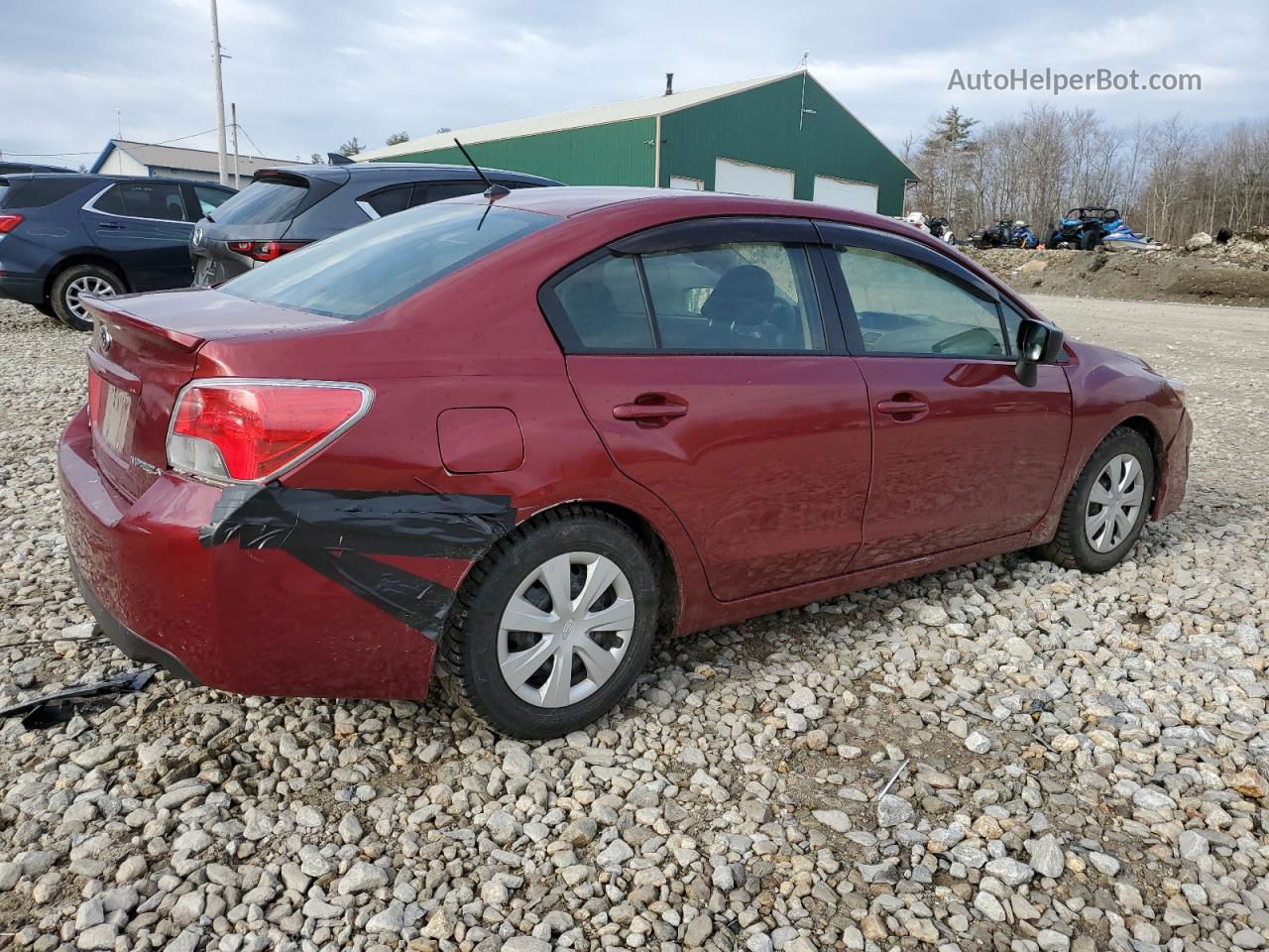 2016 Subaru Impreza  Red vin: JF1GJAA62GH004721