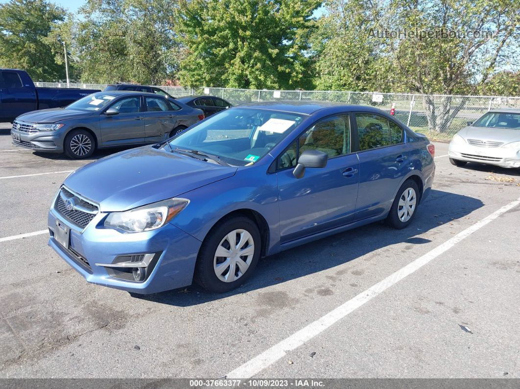 2016 Subaru Impreza Sedan   Blue vin: JF1GJAA62GH013581