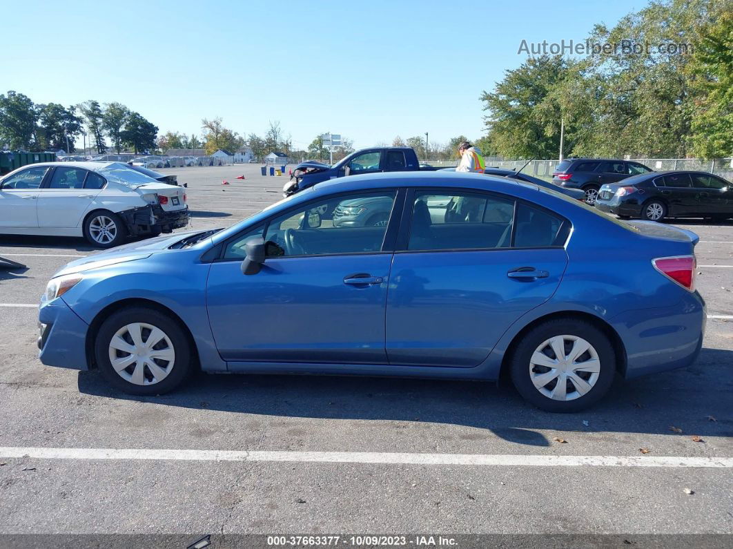 2016 Subaru Impreza Sedan   Blue vin: JF1GJAA62GH013581