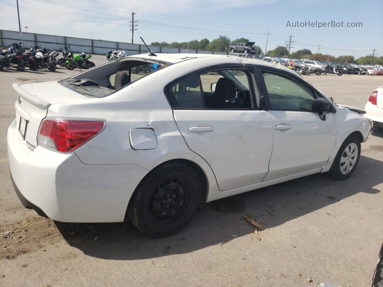 2016 Subaru Impreza  White vin: JF1GJAA62GH023351