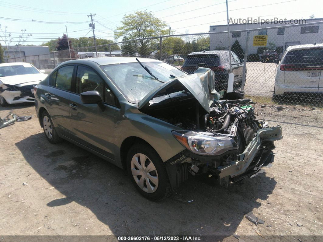 2016 Subaru Impreza Sedan   Green vin: JF1GJAA63GH007143