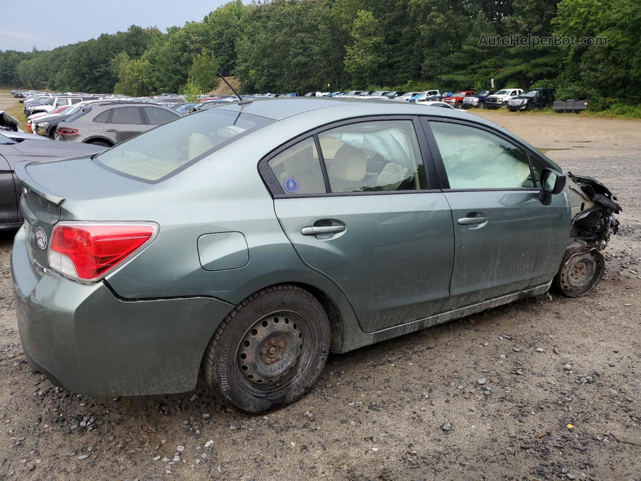 2016 Subaru Impreza  Зеленый vin: JF1GJAA63GH009491