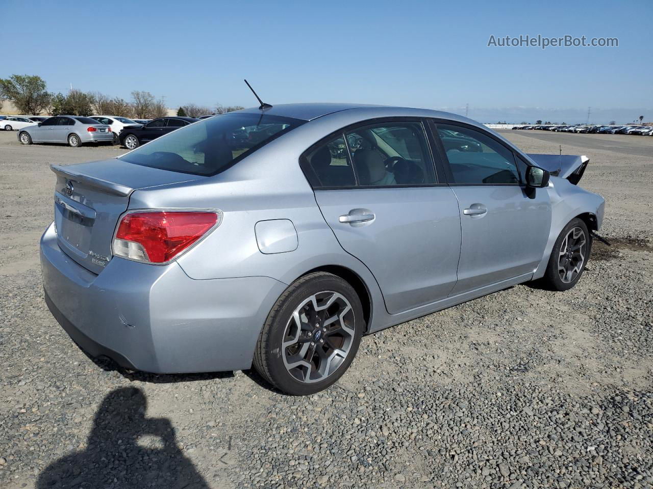 2016 Subaru Impreza  Серый vin: JF1GJAA63GH010799