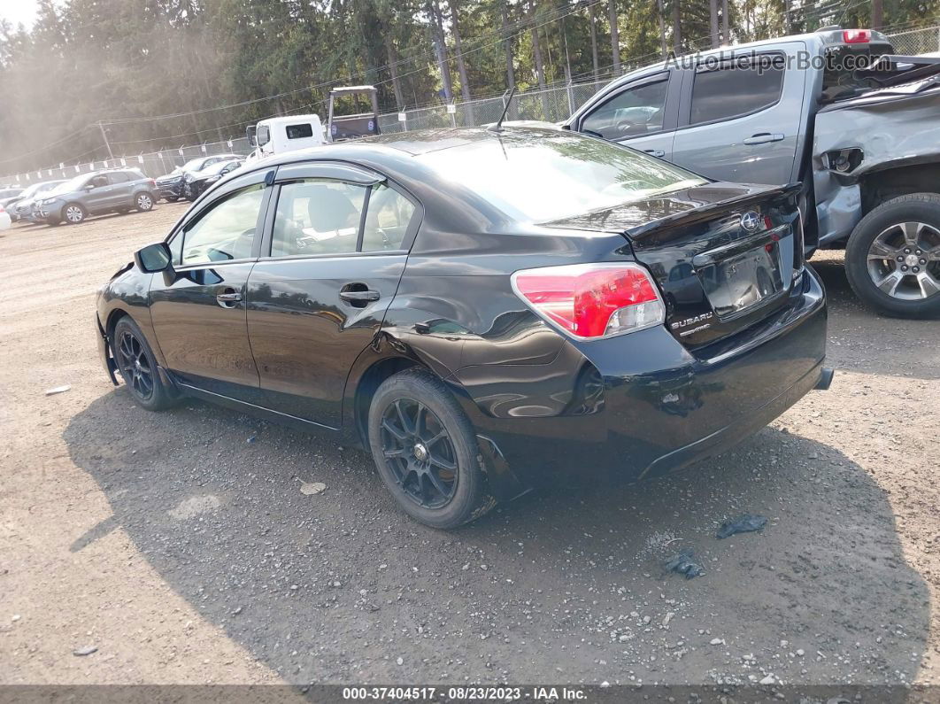 2016 Subaru Impreza Sedan   Black vin: JF1GJAA63GH011371