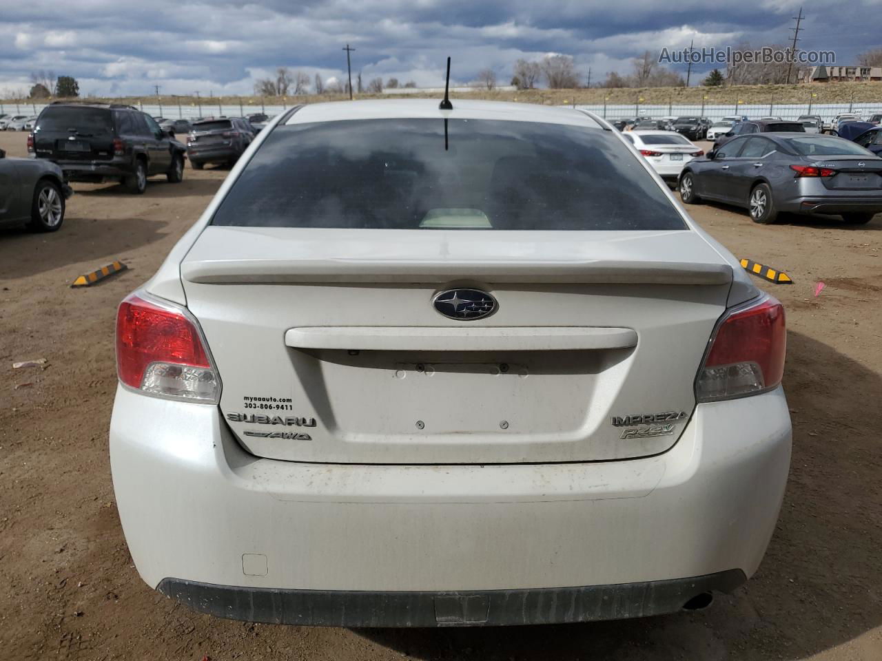 2016 Subaru Impreza  White vin: JF1GJAA63GH014934