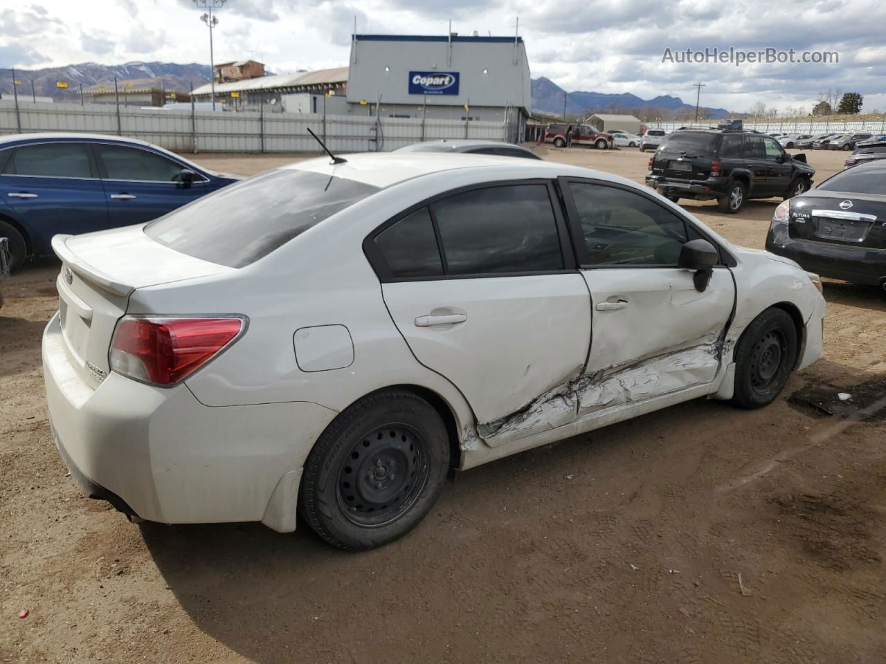 2016 Subaru Impreza  White vin: JF1GJAA63GH014934