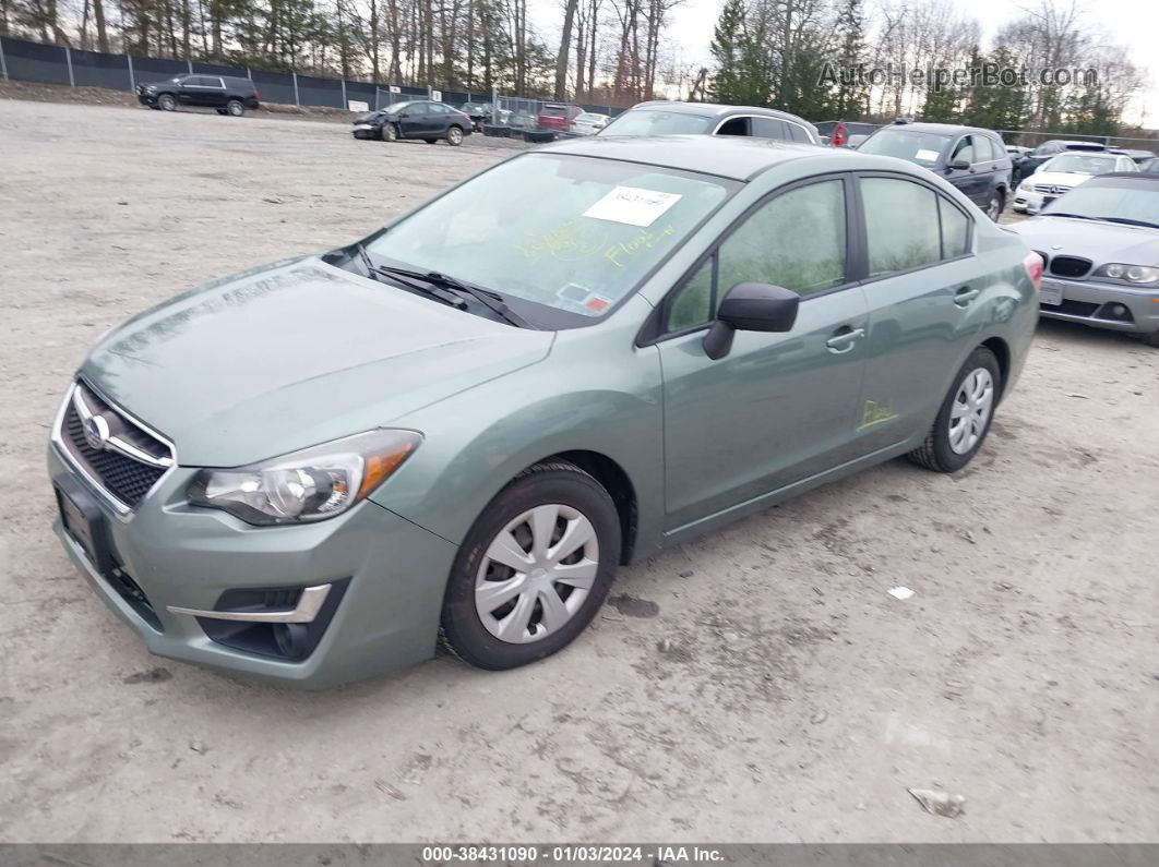 2016 Subaru Impreza 2.0i Зеленый vin: JF1GJAA64GH004672