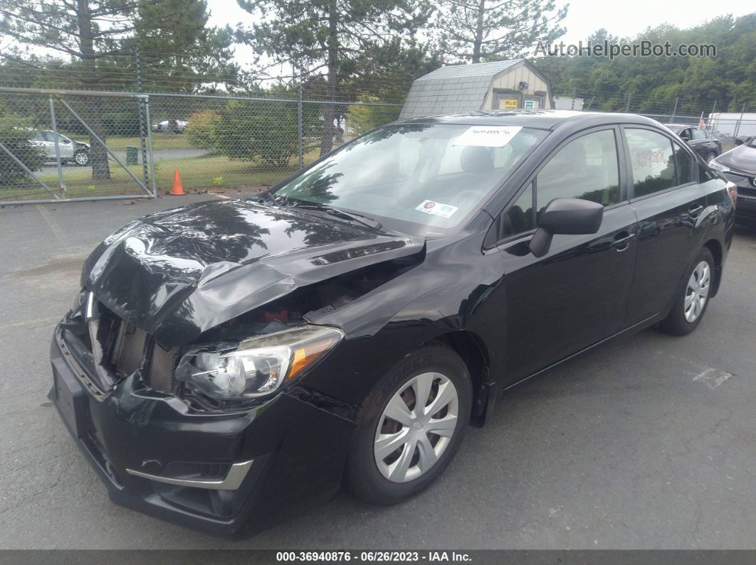 2016 Subaru Impreza Sedan   Black vin: JF1GJAA64GH005000