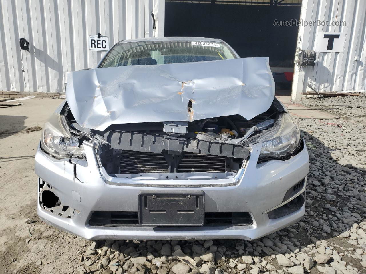 2016 Subaru Impreza  Silver vin: JF1GJAA64GH011928