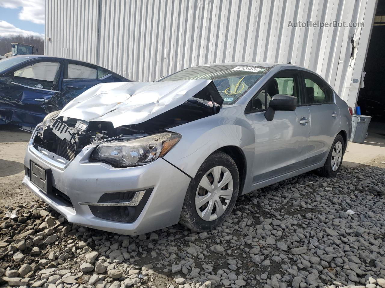 2016 Subaru Impreza  Серебряный vin: JF1GJAA64GH011928