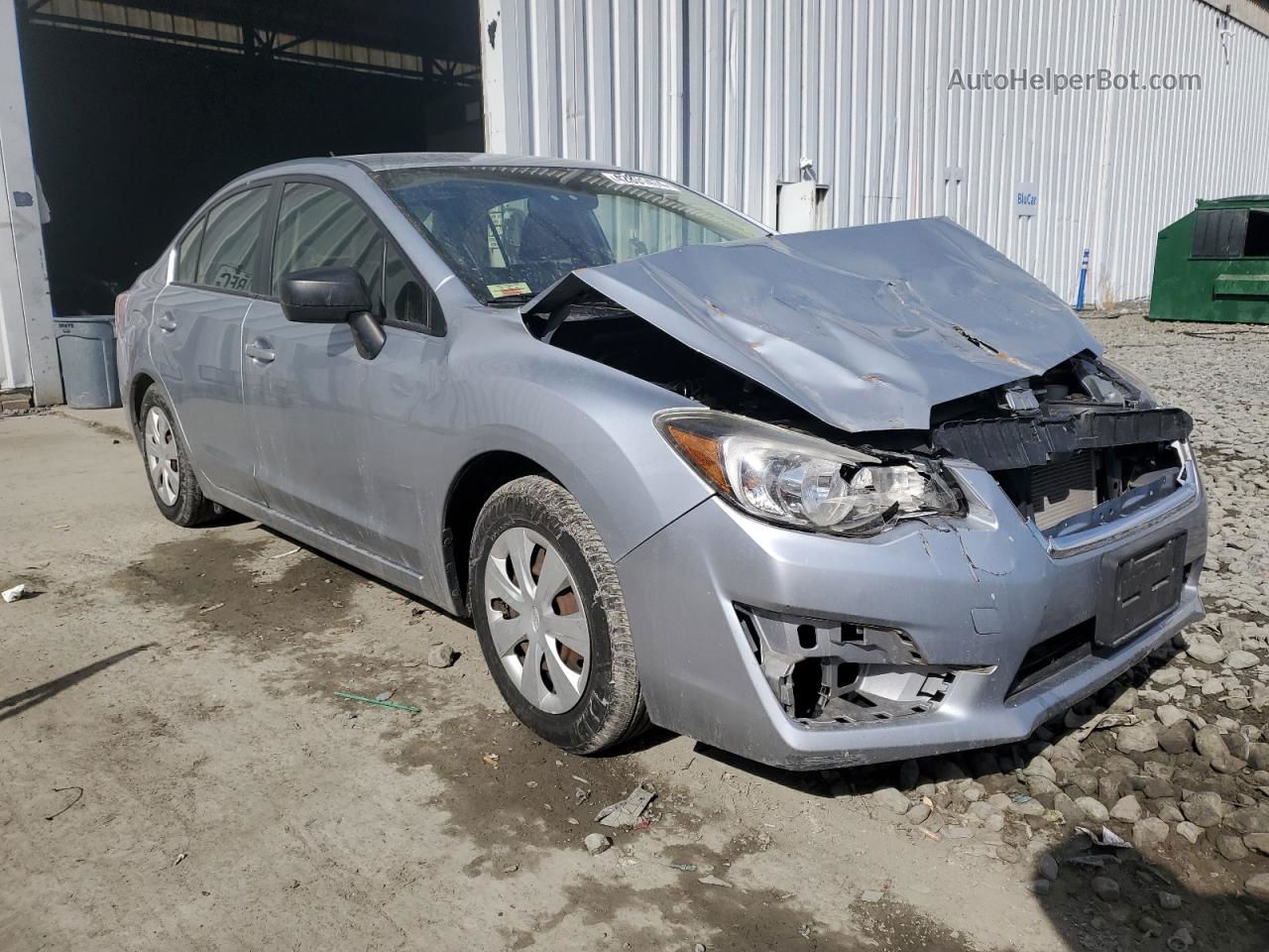 2016 Subaru Impreza  Silver vin: JF1GJAA64GH011928