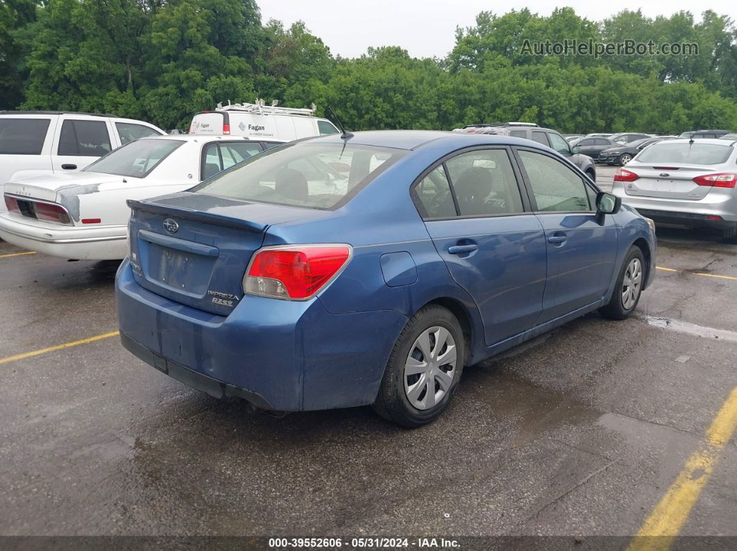 2016 Subaru Impreza 2.0i Blue vin: JF1GJAA65GG010681