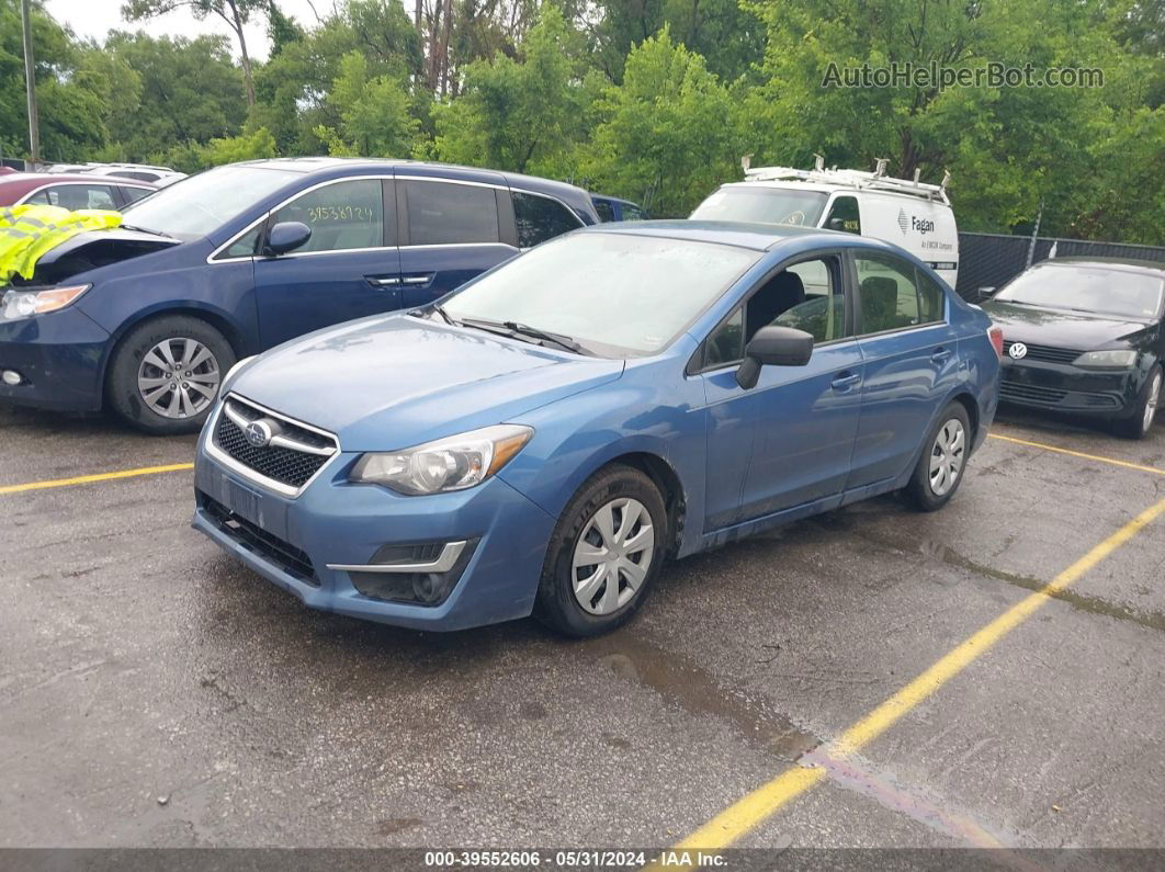 2016 Subaru Impreza 2.0i Blue vin: JF1GJAA65GG010681