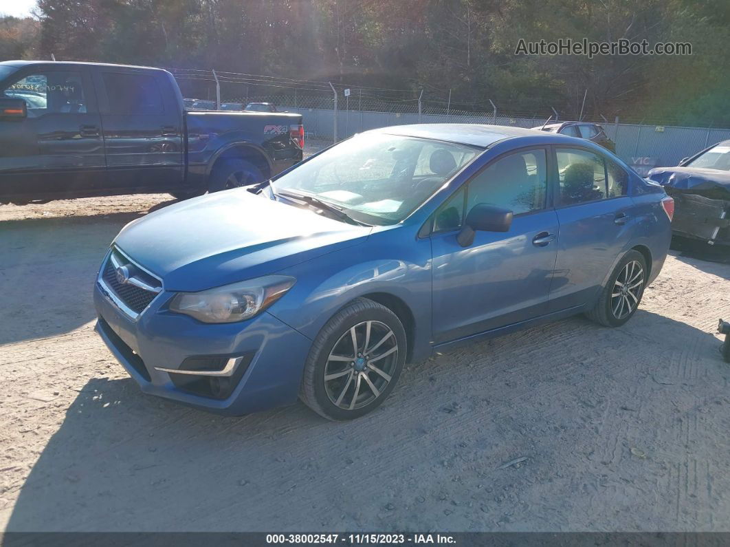 2016 Subaru Impreza 2.0i Синий vin: JF1GJAA65GG012494