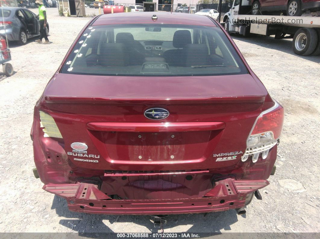 2016 Subaru Impreza Sedan   Red vin: JF1GJAA65GH005488