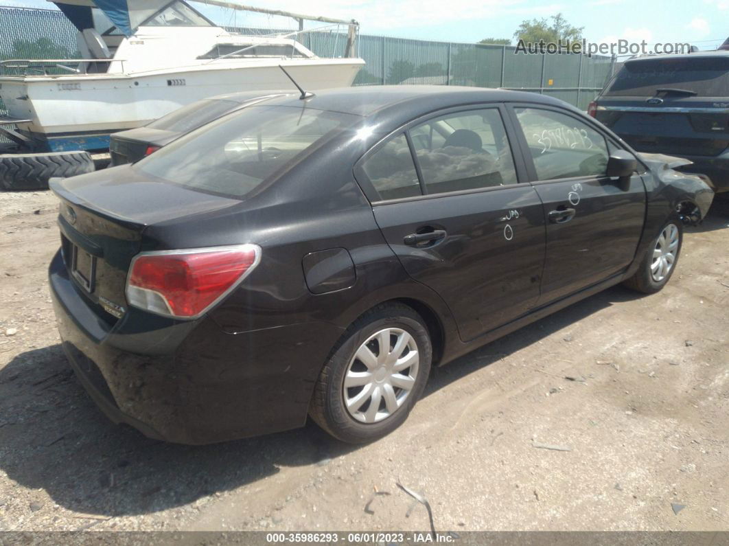 2016 Subaru Impreza Sedan   Black vin: JF1GJAA65GH008455