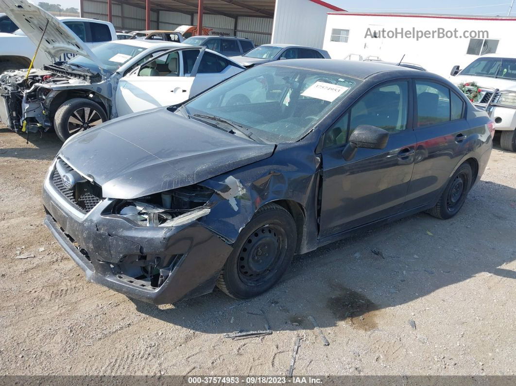 2016 Subaru Impreza Sedan Gray vin: JF1GJAA65GH012683