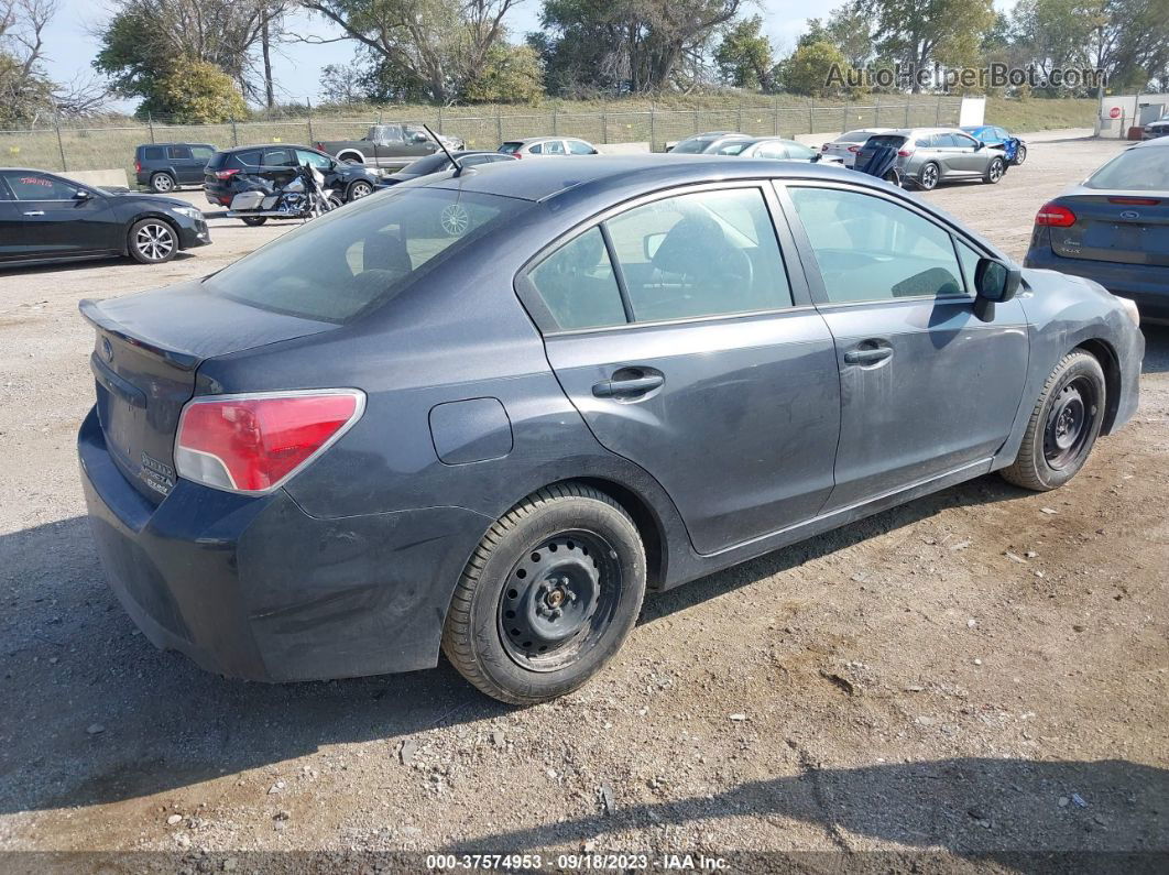 2016 Subaru Impreza Sedan Gray vin: JF1GJAA65GH012683