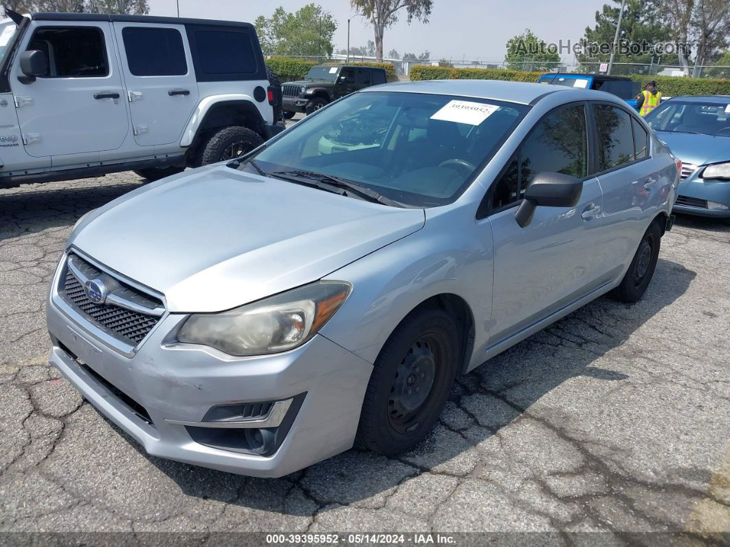 2016 Subaru Impreza 2.0i Silver vin: JF1GJAA65GH018371