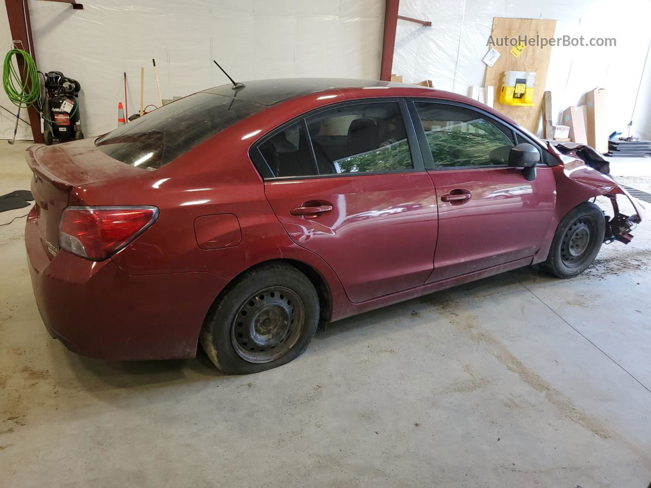 2016 Subaru Impreza  Burgundy vin: JF1GJAA66GG008180