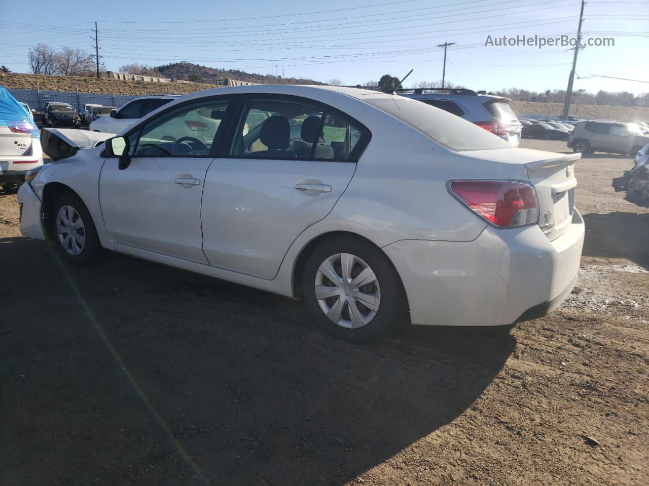 2016 Subaru Impreza  White vin: JF1GJAA66GH002017