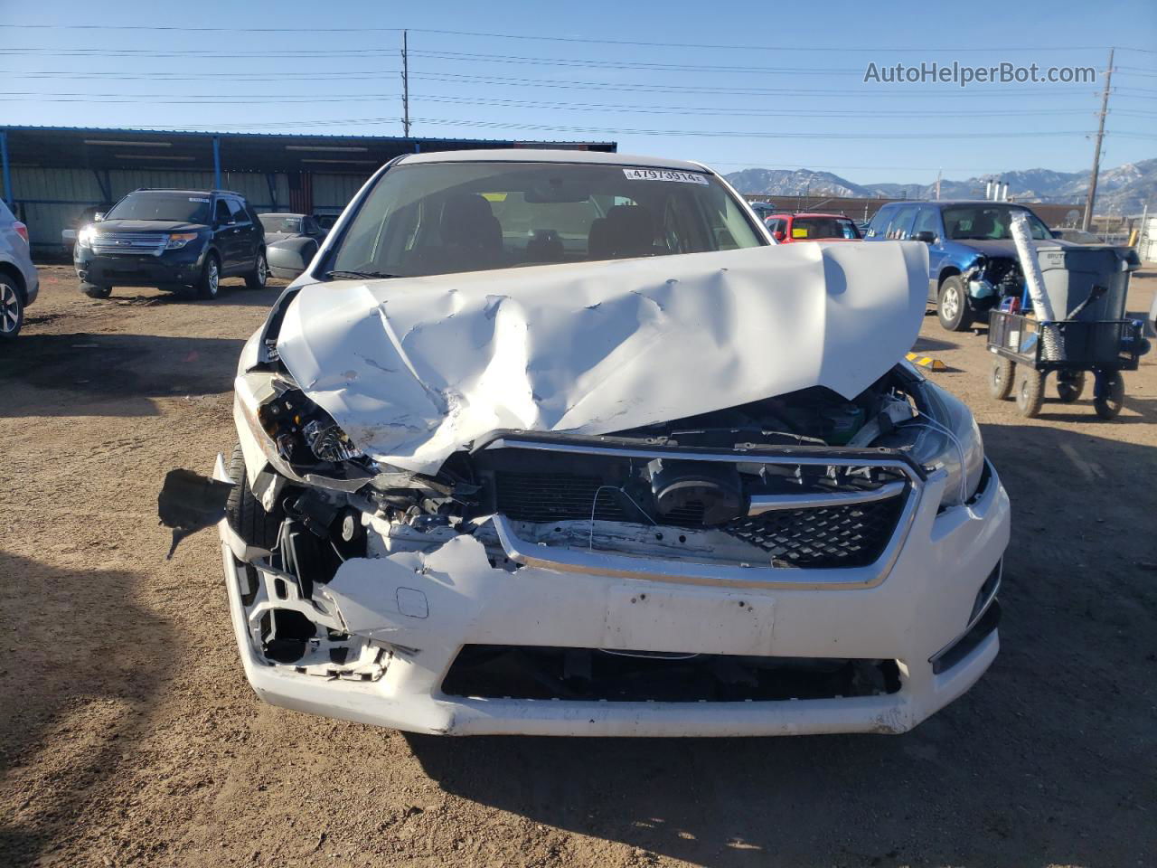 2016 Subaru Impreza  White vin: JF1GJAA66GH002017