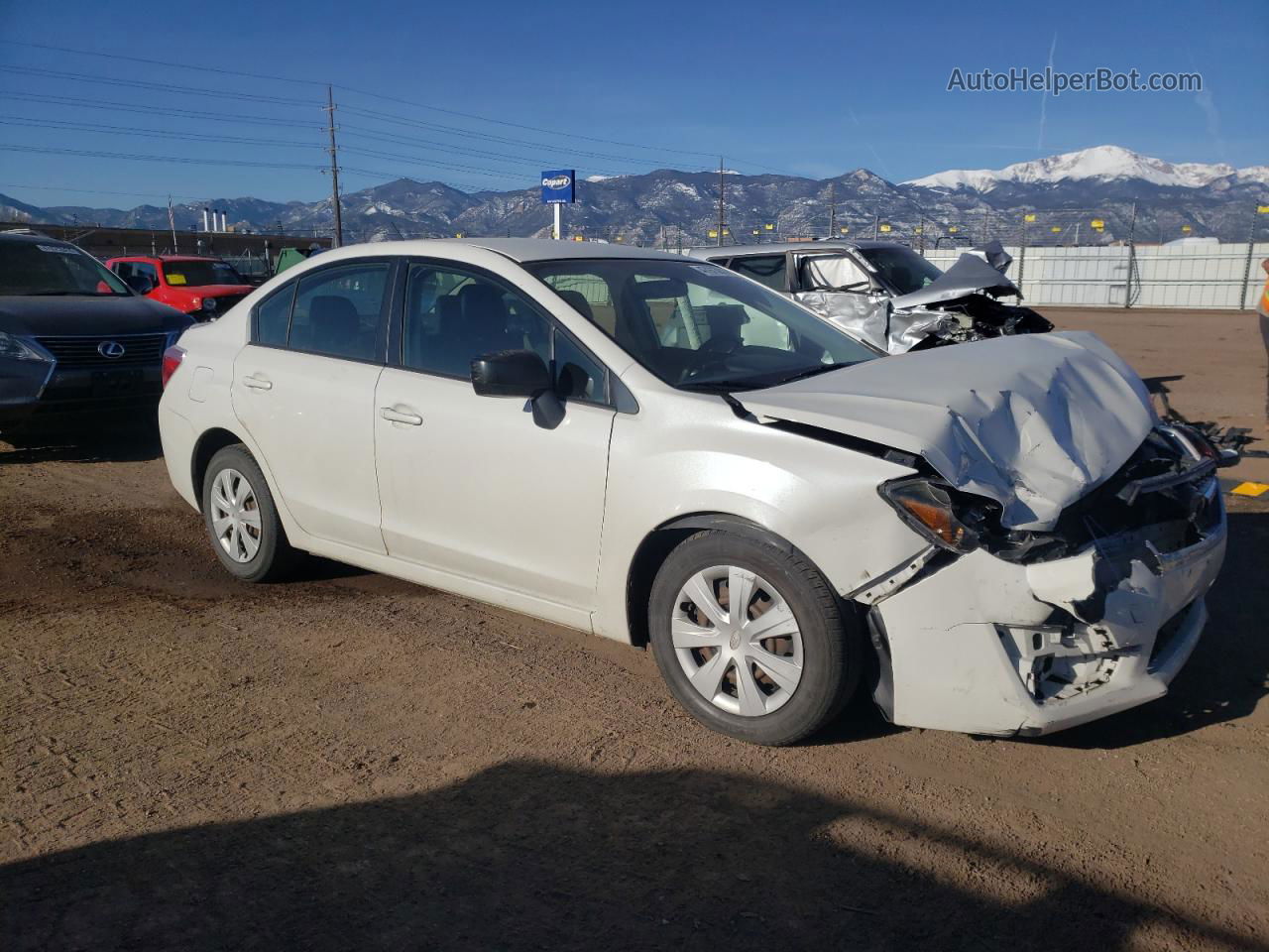 2016 Subaru Impreza  White vin: JF1GJAA66GH002017