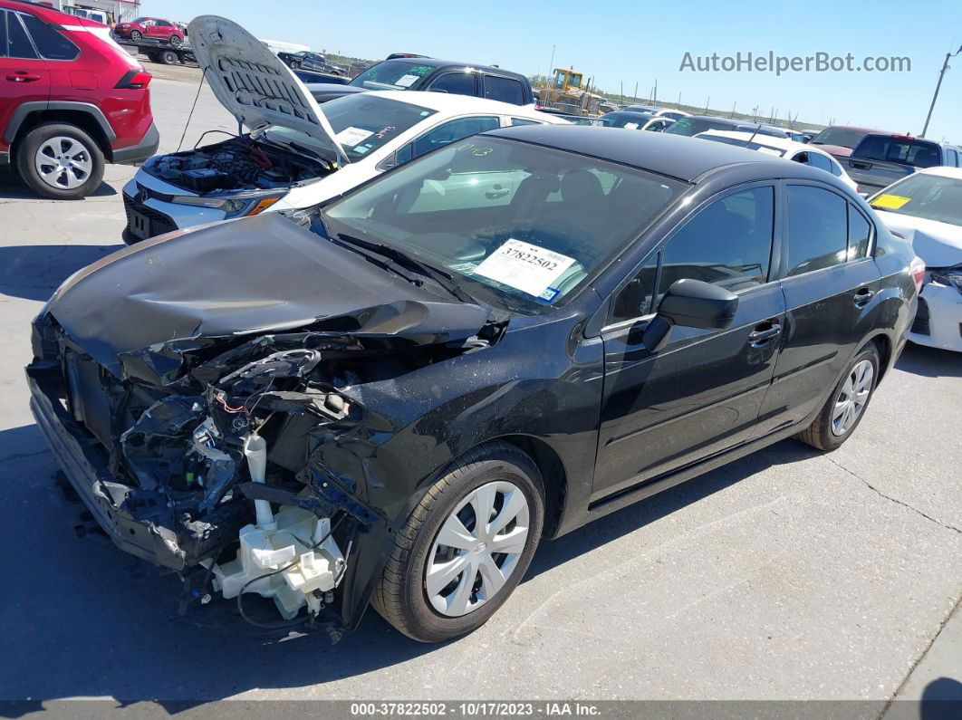 2016 Subaru Impreza Sedan   Black vin: JF1GJAA66GH020873