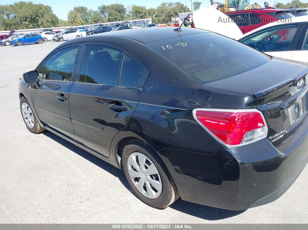 2016 Subaru Impreza Sedan   Black vin: JF1GJAA66GH020873