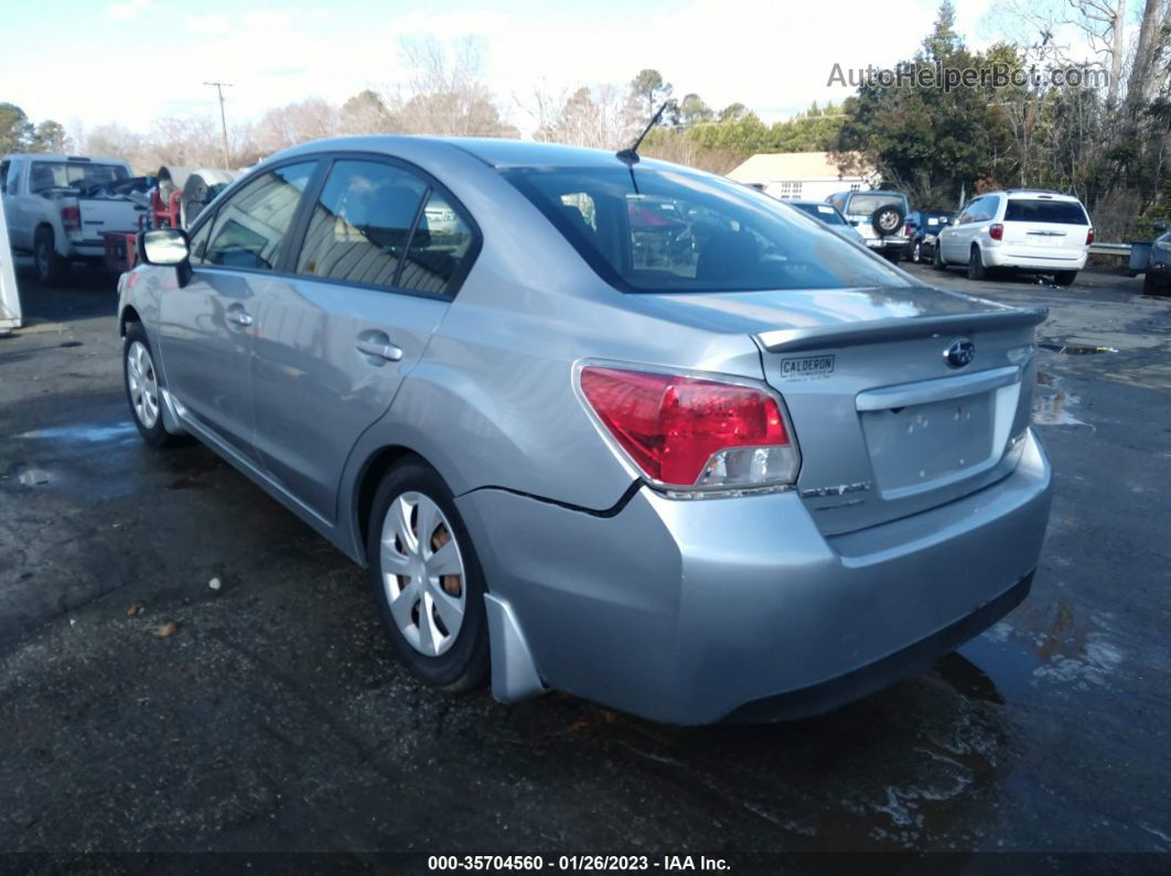 2016 Subaru Impreza Sedan   Silver vin: JF1GJAA67GH002656