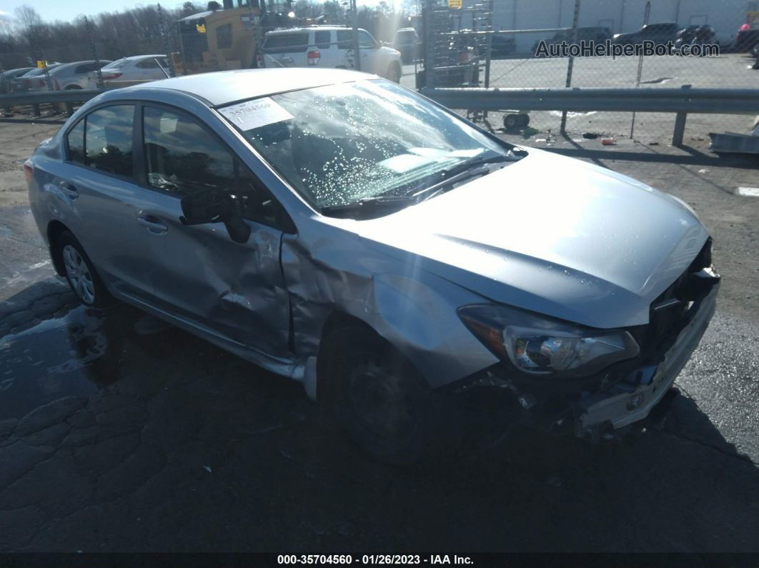 2016 Subaru Impreza Sedan   Silver vin: JF1GJAA67GH002656