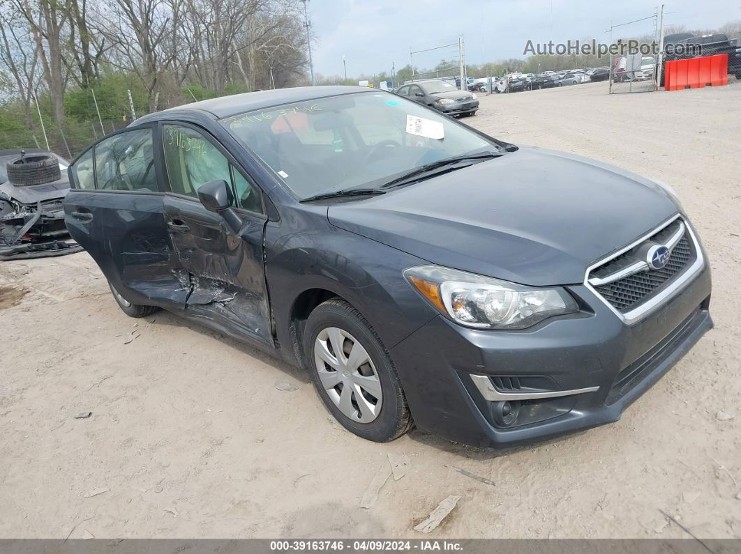 2016 Subaru Impreza 2.0i Gray vin: JF1GJAA67GH007291