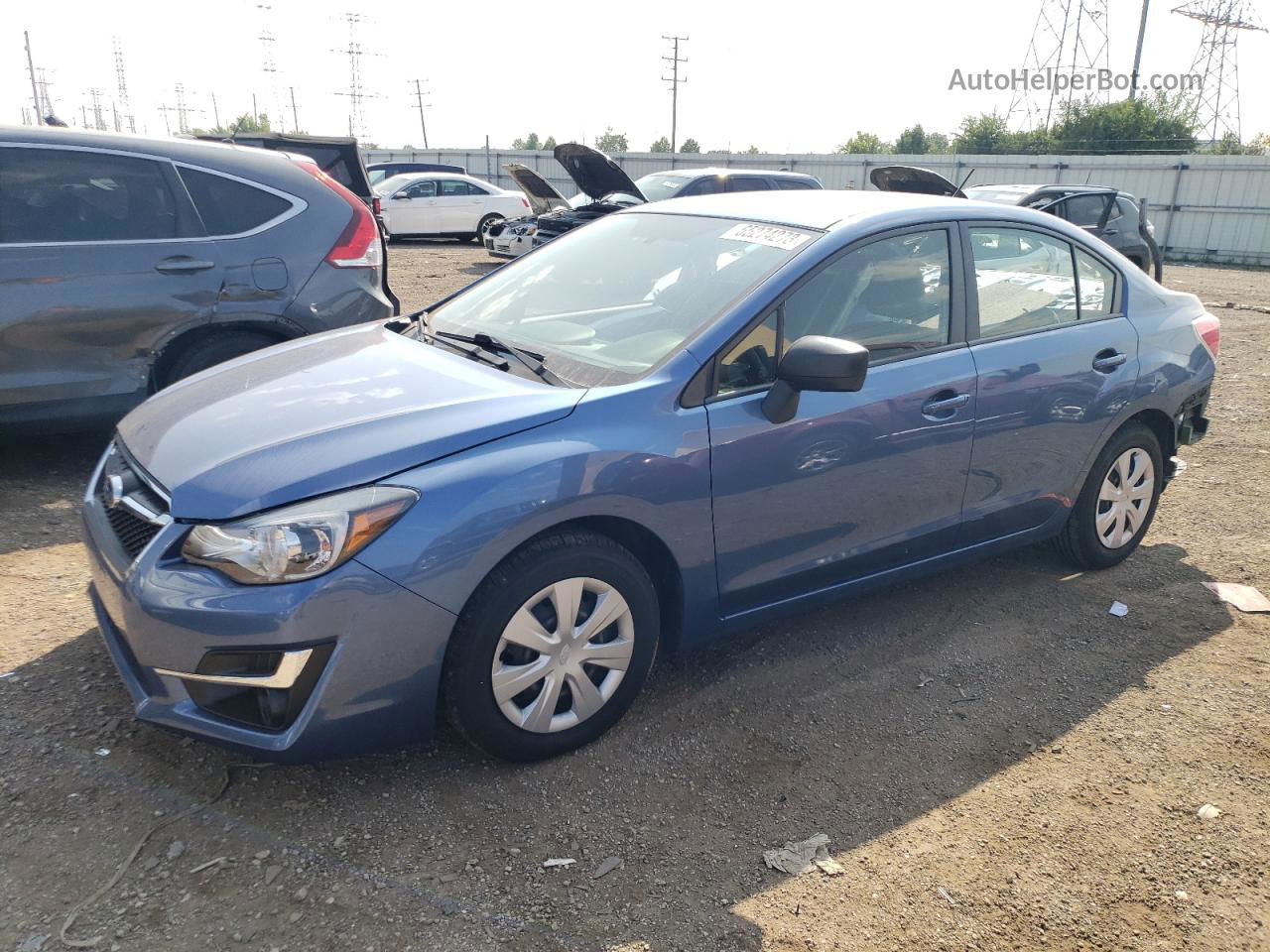 2016 Subaru Impreza  Blue vin: JF1GJAA67GH014242