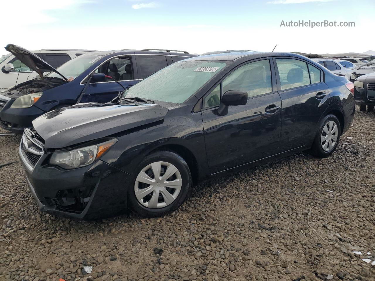 2016 Subaru Impreza  Черный vin: JF1GJAA67GH023619